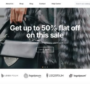 WordPress包包背包手提袋皮包外贸英文WP整站